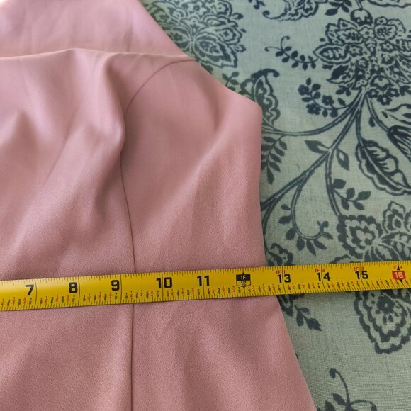 BHLDN Seraphine Crepe Maxi Low Back Bridesmaid Elegant Dress sz 0 Lilac Smoke - Picture 12 of 14